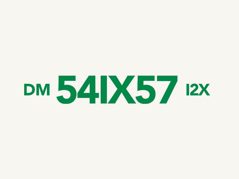 DM 54IX57 I2X