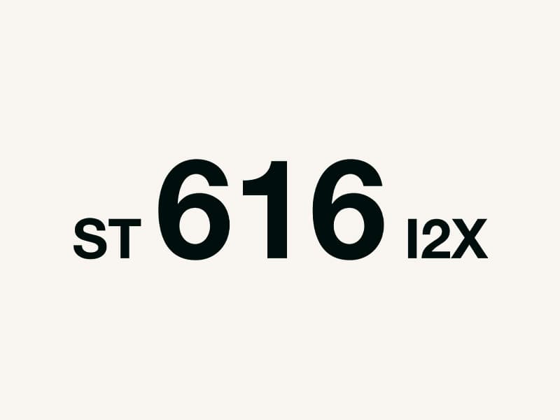 ST 616 I2X